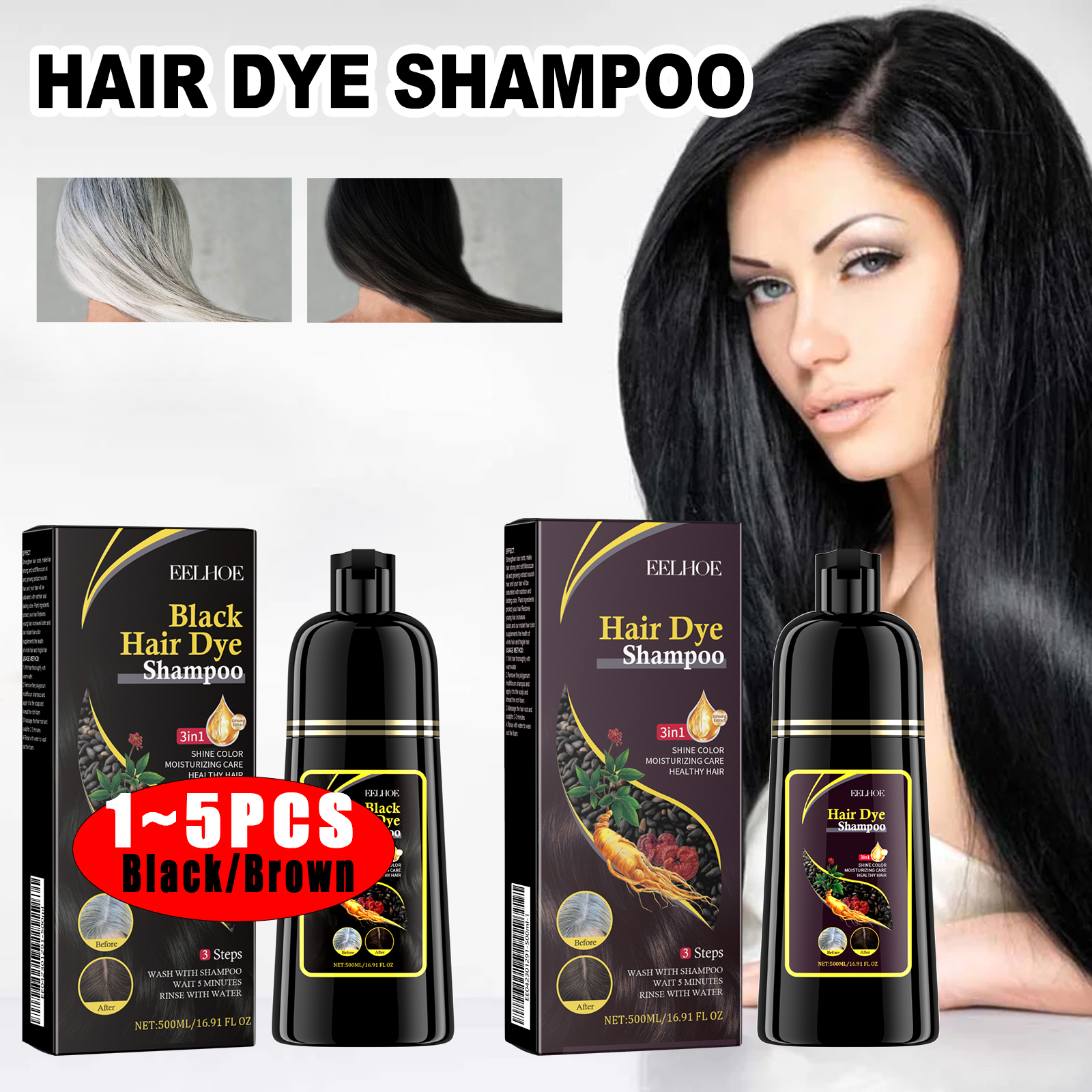 Skincare Only You - 3-in-1 Hair Shampoo Natural Herbal Hair
