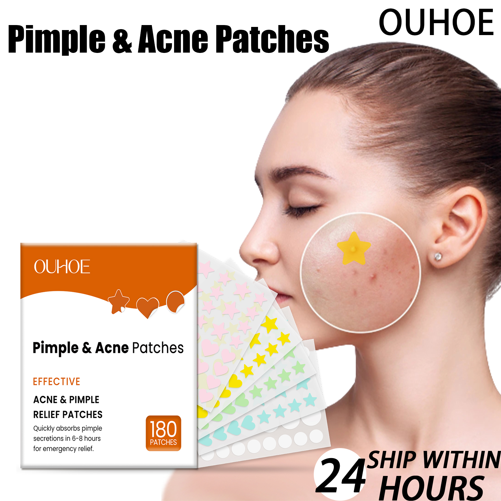 OUHOE Hydrocolloid Acne Patche – Skincare Only You recenzja i cena