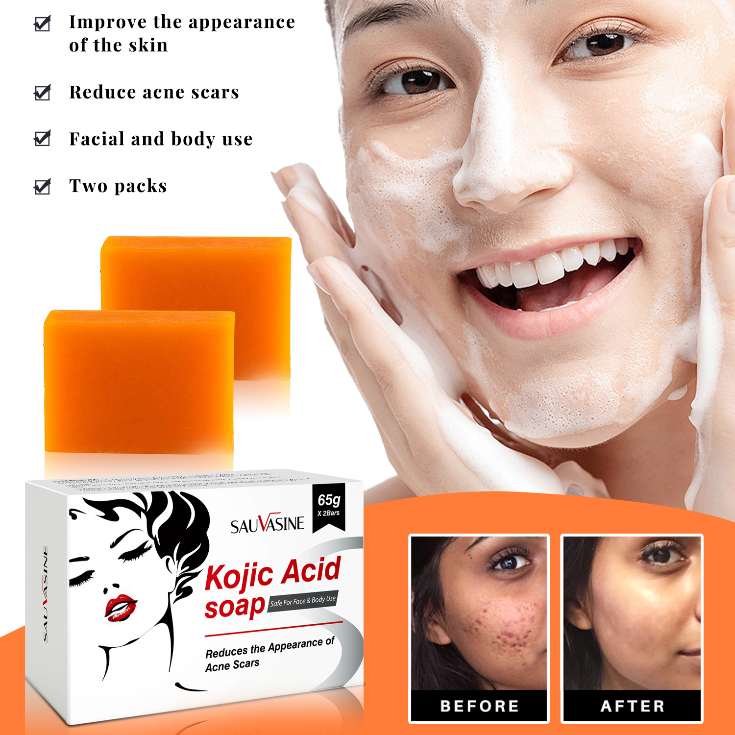 Kojic Acid Glow Soap Facial De – Skincare X2 recenzja i cena