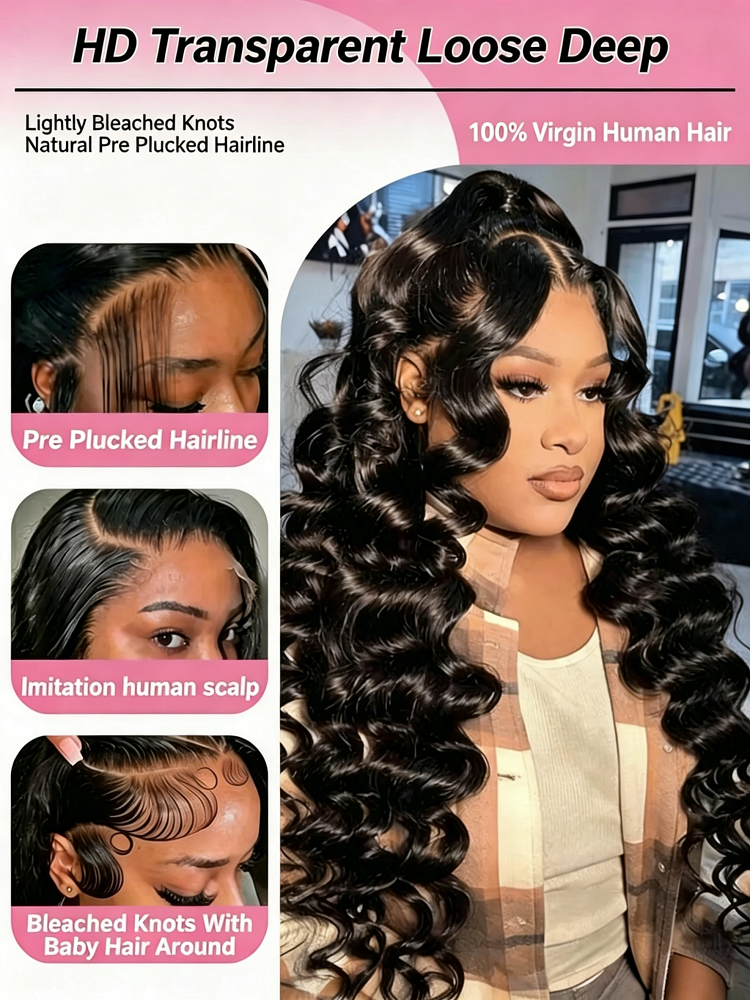 13x6 HD Loose Deep Wave Lace F – Skincare Only You recenzja i cena