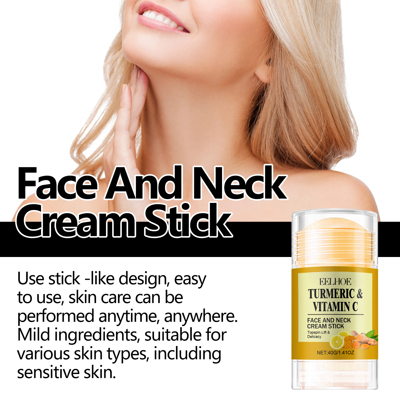 Turmeric Face and Neck Firming – Peptide Neck Cream recenzja i cena