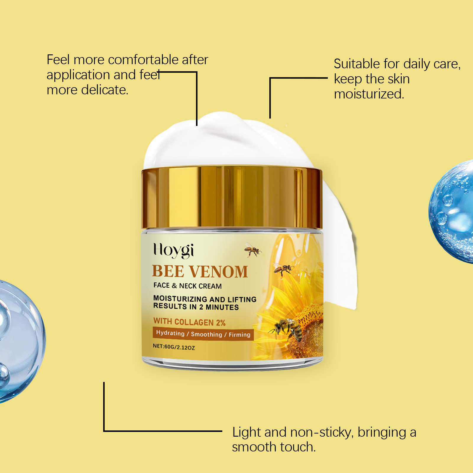 Bee Venom Face Lift Cream Wrin – Peptide Neck Cream recenzja i cena